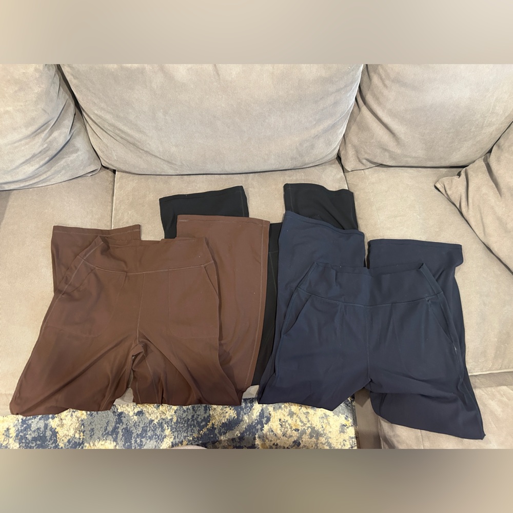 CRZ YOGA Butterlift Wide Leg Pants Lounge High Waisted Yoga Lounge Buttery